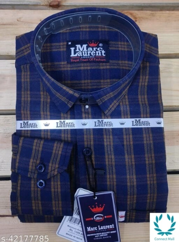 Pure cotton check shirt for Men - M, Cotton, Pack of:1